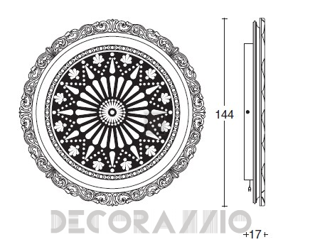 Светильник  настенный  (Светильник) Vismara Design Baroque - shining-sun-light-baroque