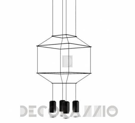 Светильник  потолочный подвесной (Люстра) Vibia Wireflow - 0313-04