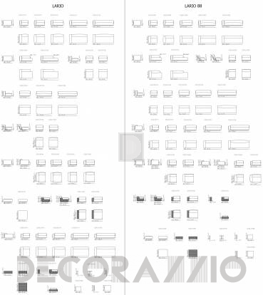 Диван модульный Flexform Lario - lario-217-1