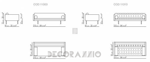 Диван Flexform Magister - 11313