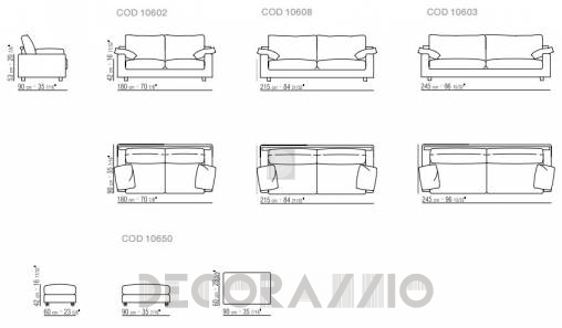 Диван Flexform Patrik - 10608