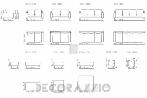 Оттоманка Flexform Status - 13T50