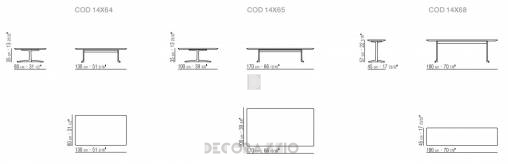 Приставной столик Flexform Fly - 14X64