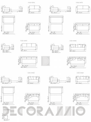 Диван Flexform Winny - 10412