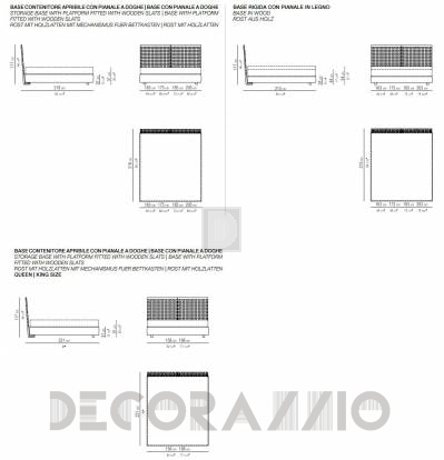 Кровать двуспальная Flexform Cestone - bed-gestone-14L