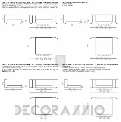 Кровать двуспальная Flexform Eden - bed-eden-plus-15F