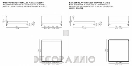 Кровать двуспальная Flexform Feel Good - bed-feel-good-14WM