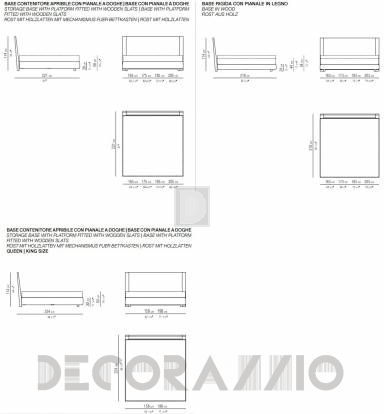 Кровать двуспальная Flexform Margaret - bed-margaret-14M