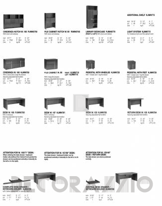 Комплект в кабинет Alf Italia Montecarlo - montecarlo-office-set