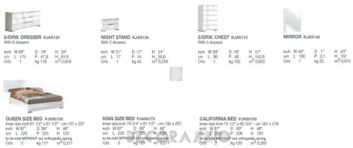 Комплект в спальню Alf Italia Asti - asti-set-1