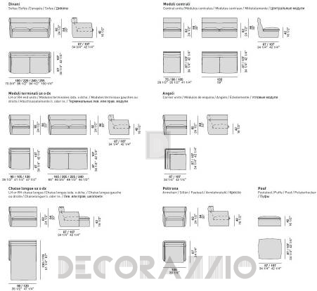 Диван модульный Alf DaFre Oregon - alf-dafre-oregon-sofa