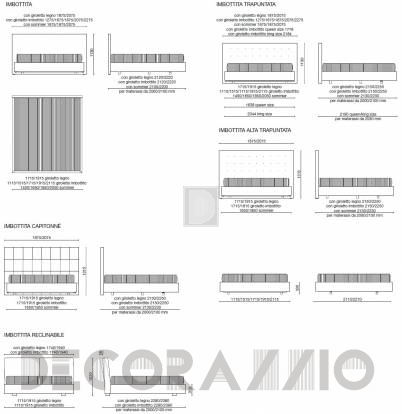 Poliform Arca Кровать двуспальная - LMAAT