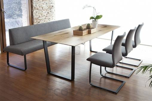 Скамейка Tonon steel & softseating for dining - 509.95