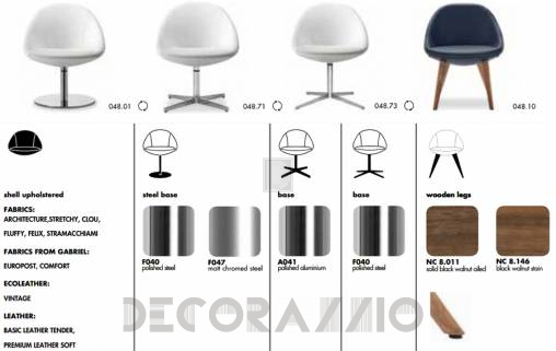 Кресло Tonon steel & softseating for dining - 048.01