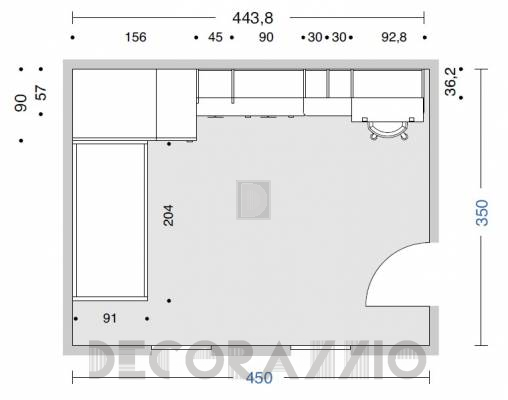 Комплект в детскую Doimo Cityline Bedrooms - composizione-107