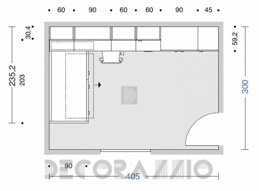 Комплект в детскую Doimo Cityline Bedrooms - composizione-114