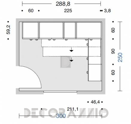 Комплект в детскую Doimo Cityline Bridges - composizione-208