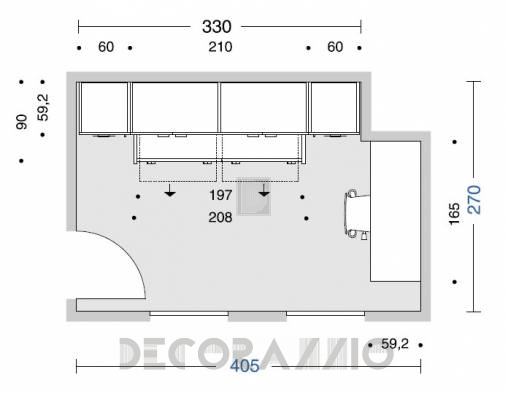 Комплект в детскую Doimo Cityline Bridges - composizione-932