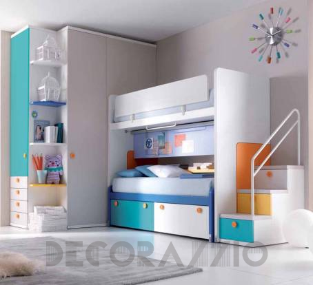 Комплект в детскую Doimo Cityline Bunk beds - composizione-304