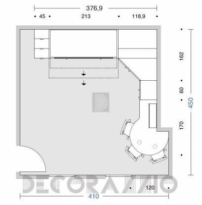 Комплект в детскую Doimo Cityline Bunk beds - composizione-906