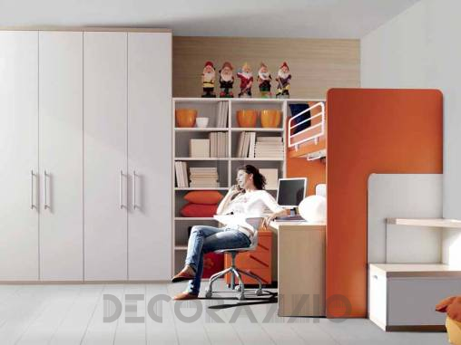 Комплект в детскую Doimo Cityline Bunk beds - composizione-308-orange