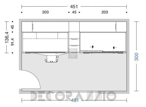 Комплект в детскую Doimo Cityline Bunk beds - composizione-309