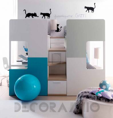 Комплект в детскую Doimo Cityline Bunk beds - composizione-307