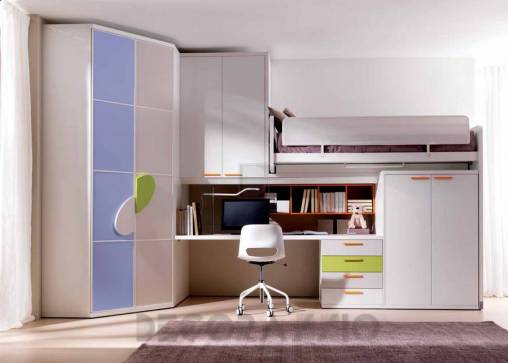 Комплект в детскую Doimo Cityline Loft beds - composizione-402