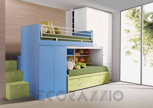 Комплект в детскую Doimo Cityline Loft beds - composizione-406