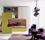 Комплект в детскую Doimo Cityline Loft beds - composizione-407-green