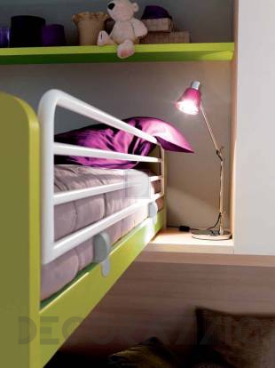 Комплект в детскую Doimo Cityline Loft beds - composizione-407-green