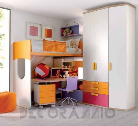 Комплект в детскую Doimo Cityline Loft beds - composizione-939