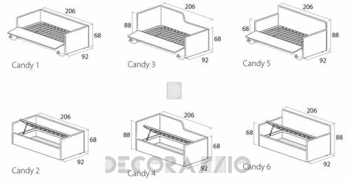 Диван Doimo Cityline Citynight - candy-4