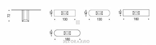 Консольный стол Cattelan Italia Diapason - diapason-console-130