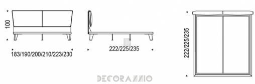 Кровать двуспальная Cattelan Italia Adam - adam-bed-a