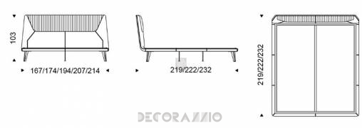 Кровать двуспальная Cattelan Italia Amadeus - amadeus-bed-a