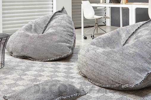 Пуф GAN Sail - sail_pouf_black