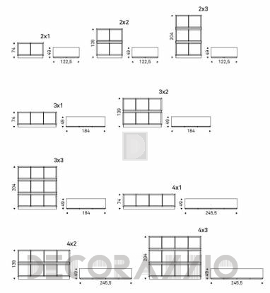 Комод Cattelan Italia Hilton - hilton-sideboards-2x1