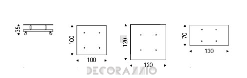 Кофейный, журнальный столик Cattelan Italia Parsifal - parsifal-coffee-table-130