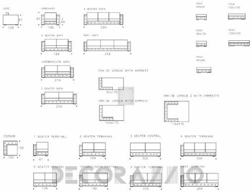 Диван Asnaghi Anthology - oscar-sofa