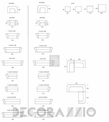 Диван модульный Asnaghi Anthology - magnum-modular-sofa