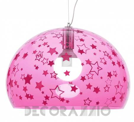 Светильник  потолочный подвесной (Люстра) Kartell Kids - Fl/y Kids Stars Pink