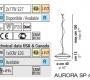 Светильник  потолочный подвесной (Люстра) Vistosi Aurora - aurora_sp_30