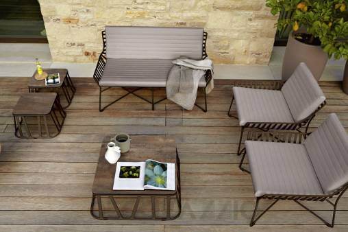 Диван Roberti Rattan Hamptons Graphics - 9734 coffee