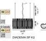 Светильник  потолочный подвесной (Люстра) Vistosi Diadema - diadema-sp-k2