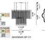 Светильник  потолочный подвесной (Люстра) Vistosi Diadema - diadema-sp-c1