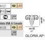 Светильник  настенный накладной (Бра) Vistosi Gloria - gloria-ap-5f