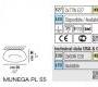 Светильник  потолочный накладной (Светильник потолочный) Vistosi Munega - munega-pl-55
