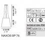 Светильник  потолочный подвесной (Люстра) Vistosi Naxos - naxos-sp-76