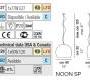 Светильник  потолочный подвесной (Люстра) Vistosi Noon - noon-sp